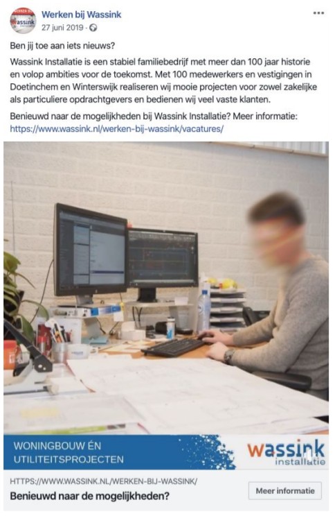 Werken bij Wassink