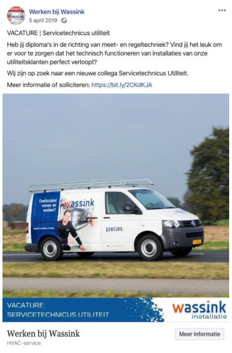 Wervingscampagne technisch personeel